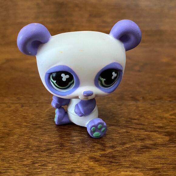 LITTLEST PET SHOP Panda with Green Eyes - Picture 1 of 7